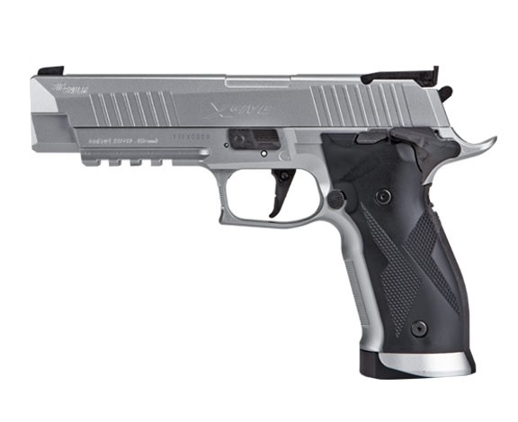 Sig Sauer X5 Silver CO2 .177 Pellet & 4.5mm BB Air Pistol